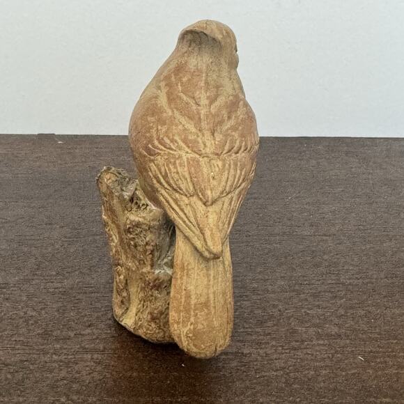 VTG Cardinal Exquisite Hand Carved Song Birds Perched Blue Jay Christmas - Picture 3 of 15